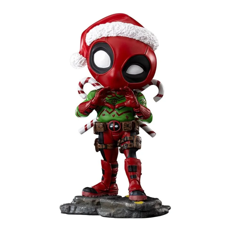 Iron Studios Marvel Comics Deadpool (Holidays Version) Minico Figure Bild 1