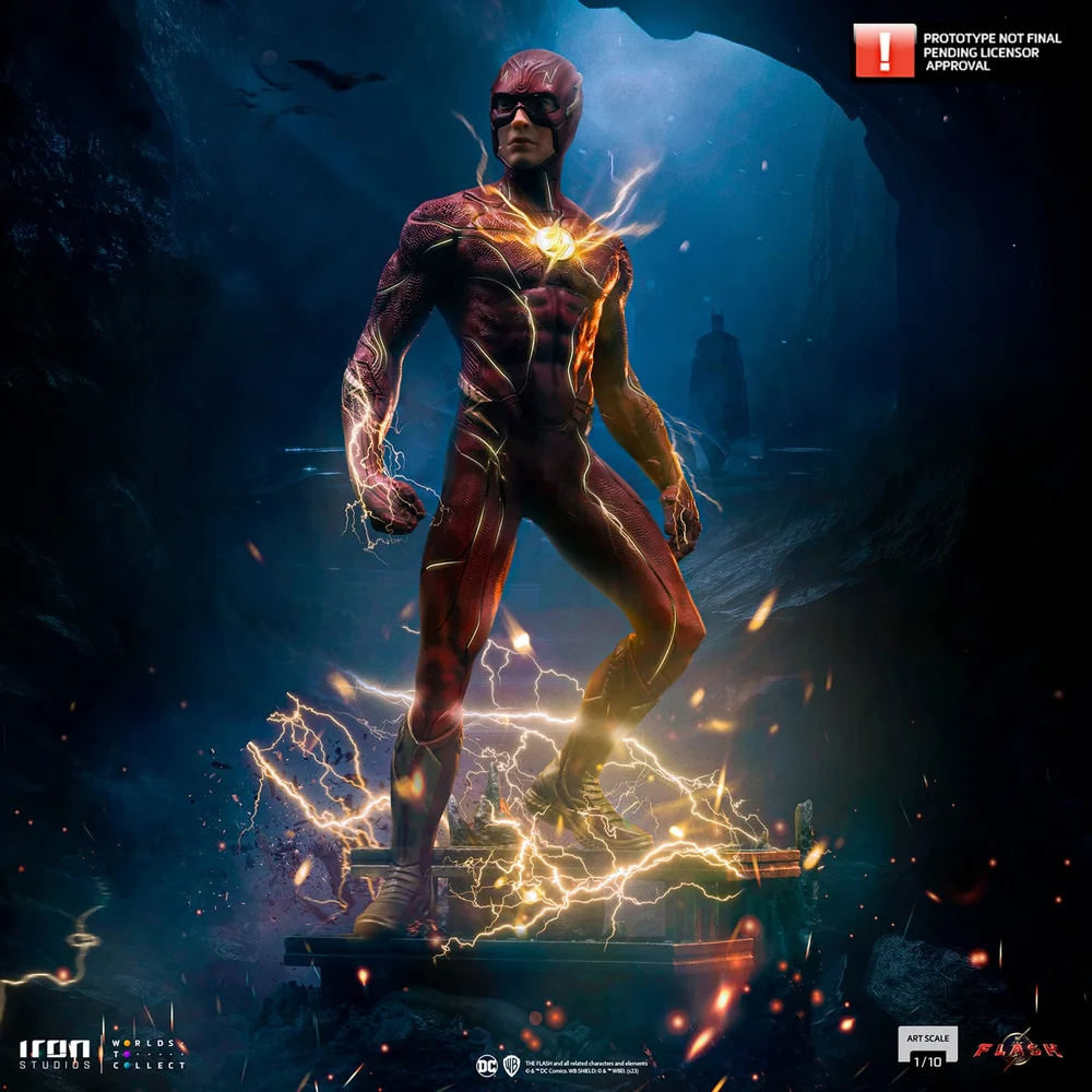 Iron Studios The Flash Movie Flash Alternate Version Art Scale 1/10 Statue Bild 1