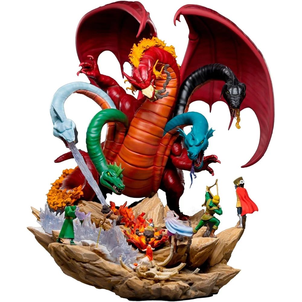 Iron Studios Dungeons and Dragons Tiamat Battle Diorama Demi Art 1/20 Scale Statue Bild 1