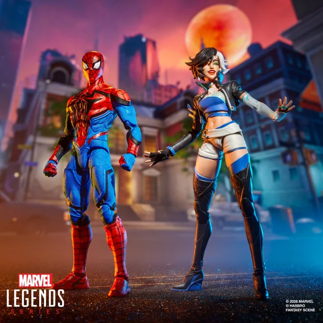 Marvel Legends Series Marvel Rivals Spider-Man & Luna Snow, Video Game -Inspired Collectible 15 cm Action Figures