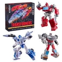 Transformers Age of the Primes 3-Pack Includes Deluxe Class Autobot Mirage and Bluestreak and Voyager Class Ironhide - undefined undefined