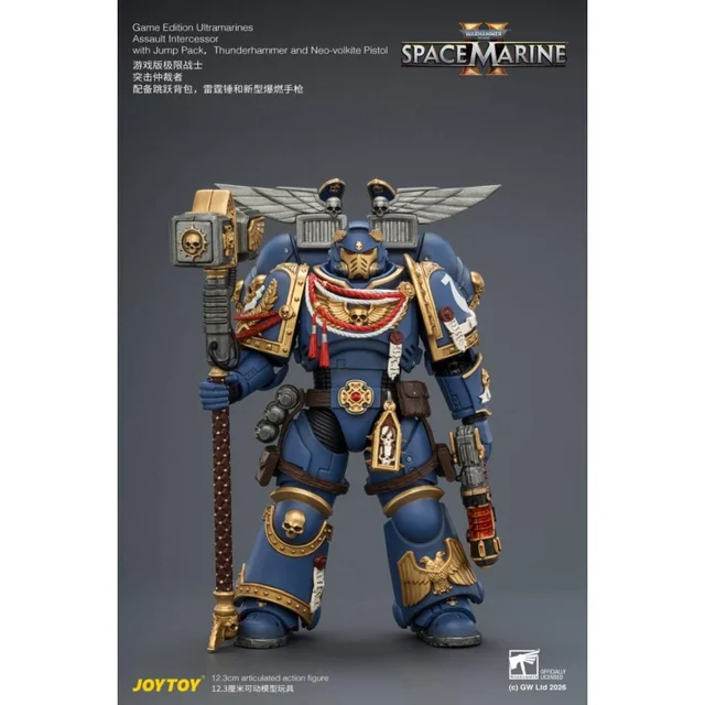 Warhammer Action Figure Game Edition Ultramarines Assault Intercessor 12 cm
