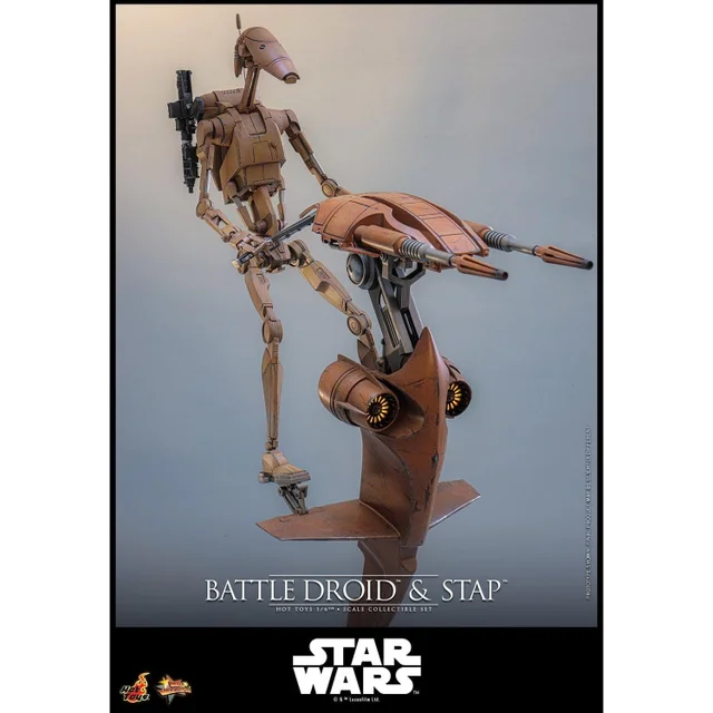 Hot Toys 1/6 Battle Droid & STAP - Star Wars - The Phantom Menace