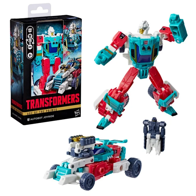 Transformers Age of the Primes Autobot Joyride, Deluxe Class 13 cm Converting Action Figure, Robot Toys for Ages 8+