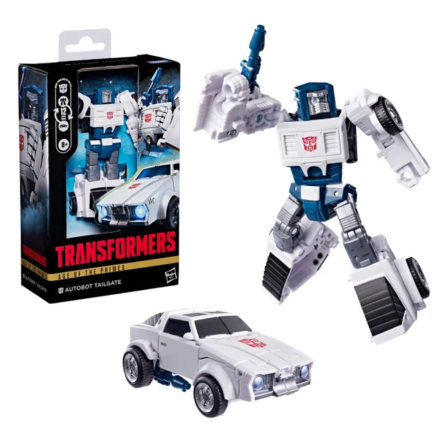 Transformers Age of the Primes Autobot Tailgate, Deluxe Class 13 cm Converting Action Figure, Robot Toys for Ages 8+