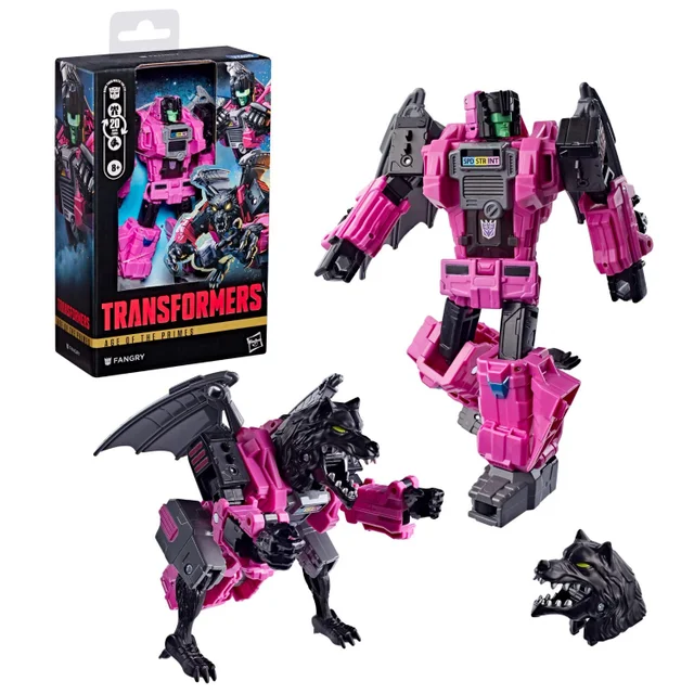 Transformers Age of the Primes Fangry, Deluxe Class 13 cm Converting Action Figure, Robot Toys for Ages 8+