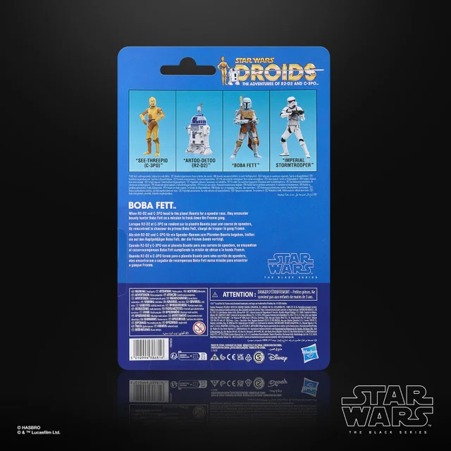 Star Wars The Black Series Boba Fett, Star Wars: Droids Premium Collectible 15 cm Action Figure