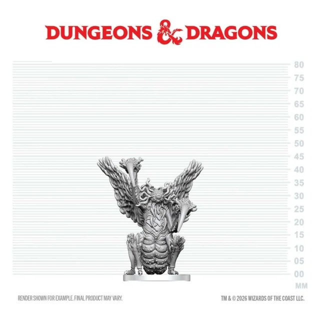 Dungeons & Dragons Nolzur's Marvelous Miniatures Unpainted Miniature Mi-Go 14 cm