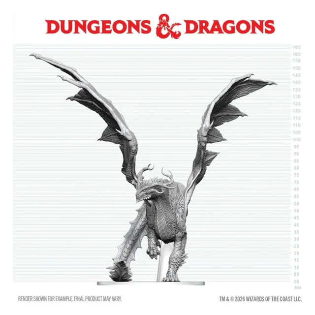 Dungeons & Dragons Nolzur's Marvelous Miniatures Unpainted Miniature Adult Spirit Dragon 24 cm