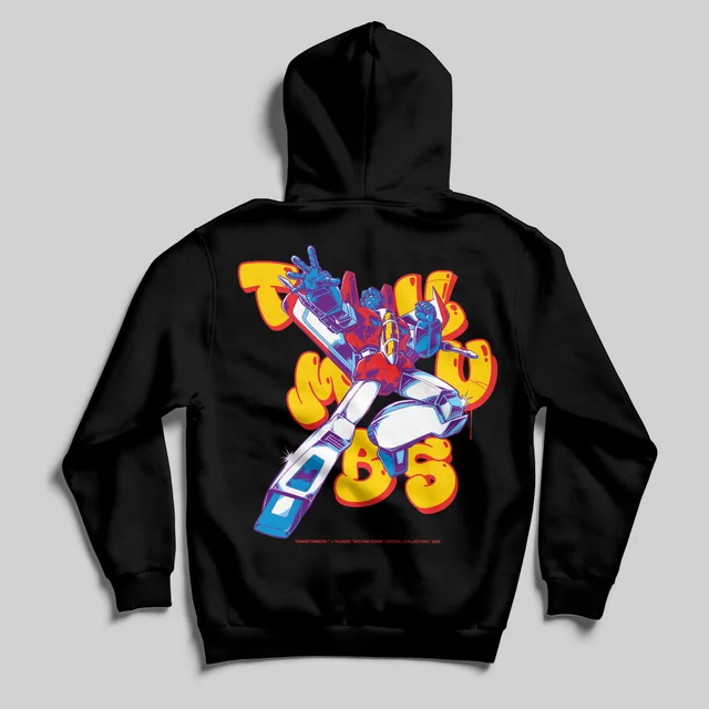 Transformers x THUMBS Starscream Aerosol Hoodie Black