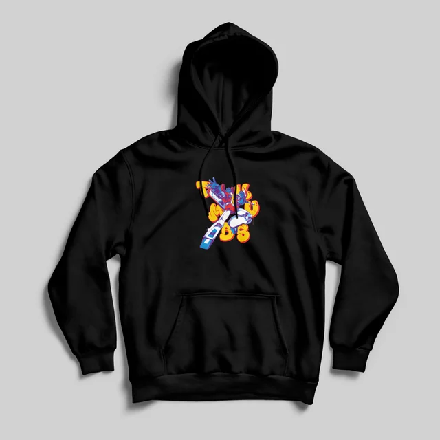 Transformers x THUMBS Starscream Aerosol Hoodie Black
