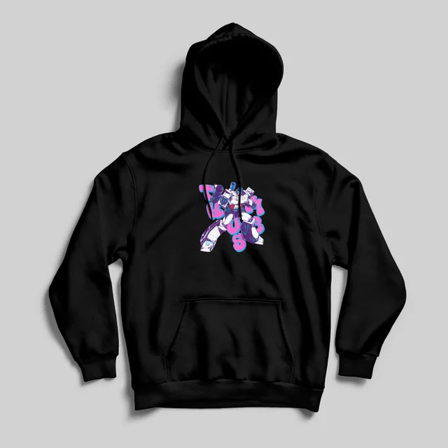Transformers x THUMBS Megatron Aerosol Hoodie Black