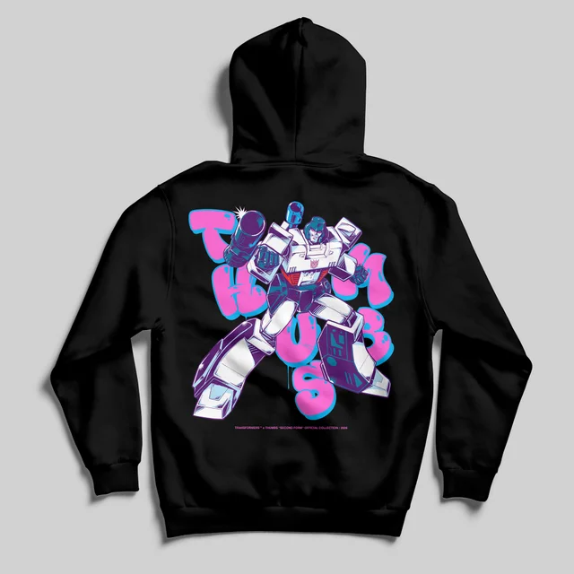 Transformers x THUMBS Megatron Aerosol Hoodie Black