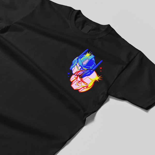 Transformers x THUMBS 3D Overlay T-Shirt Black