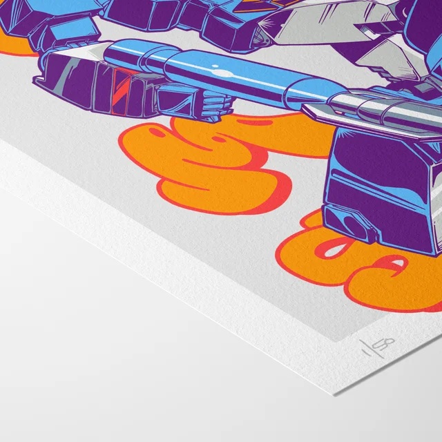 Transformers x THUMBS Soundwave Aerosol Art Print