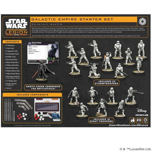 Star Wars: Legion Galactic Empire Starter Set Miniatures Expansion