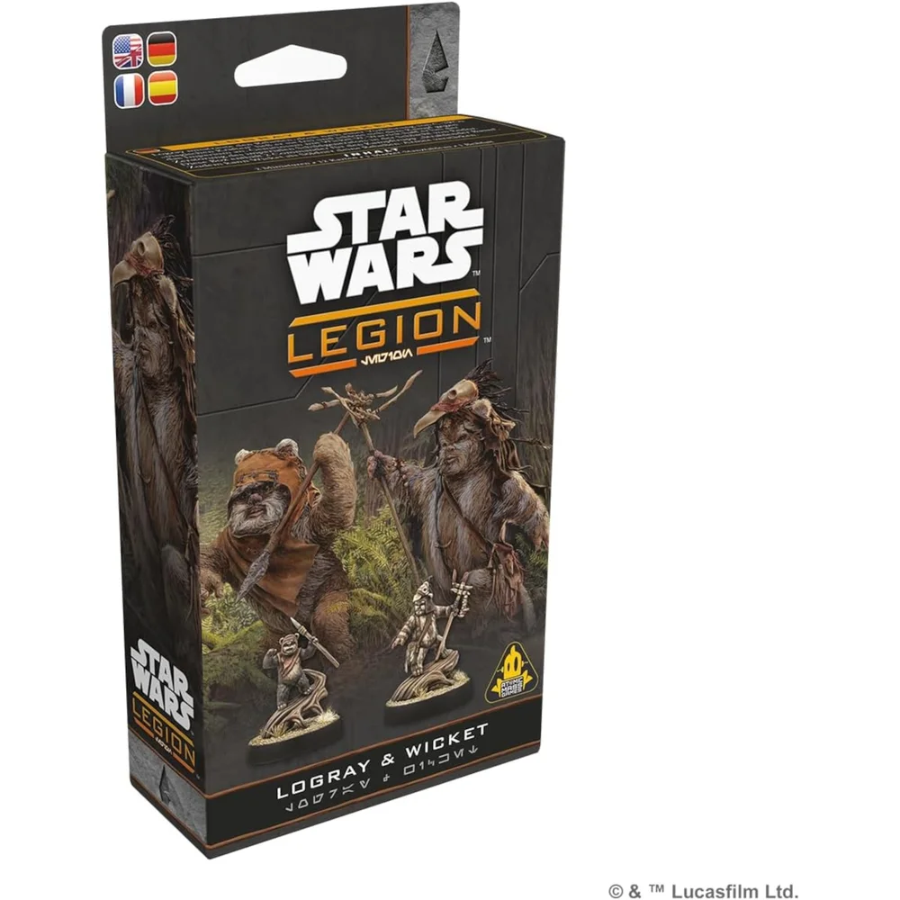 Star Wars: Legion Logray & Wicket Commander Miniatures Expansion Bild 1