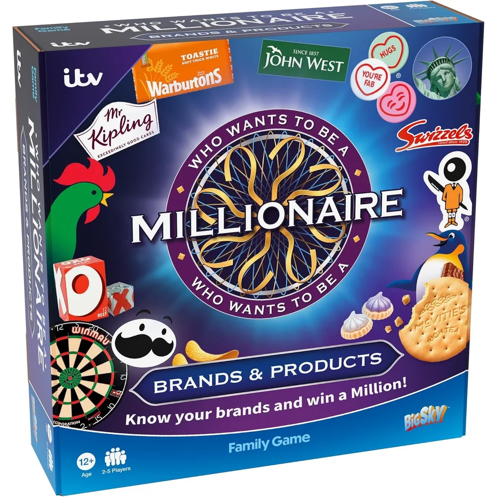 Who Wants to be a Millionaire: Brands & Products Family Board Game Bild 1