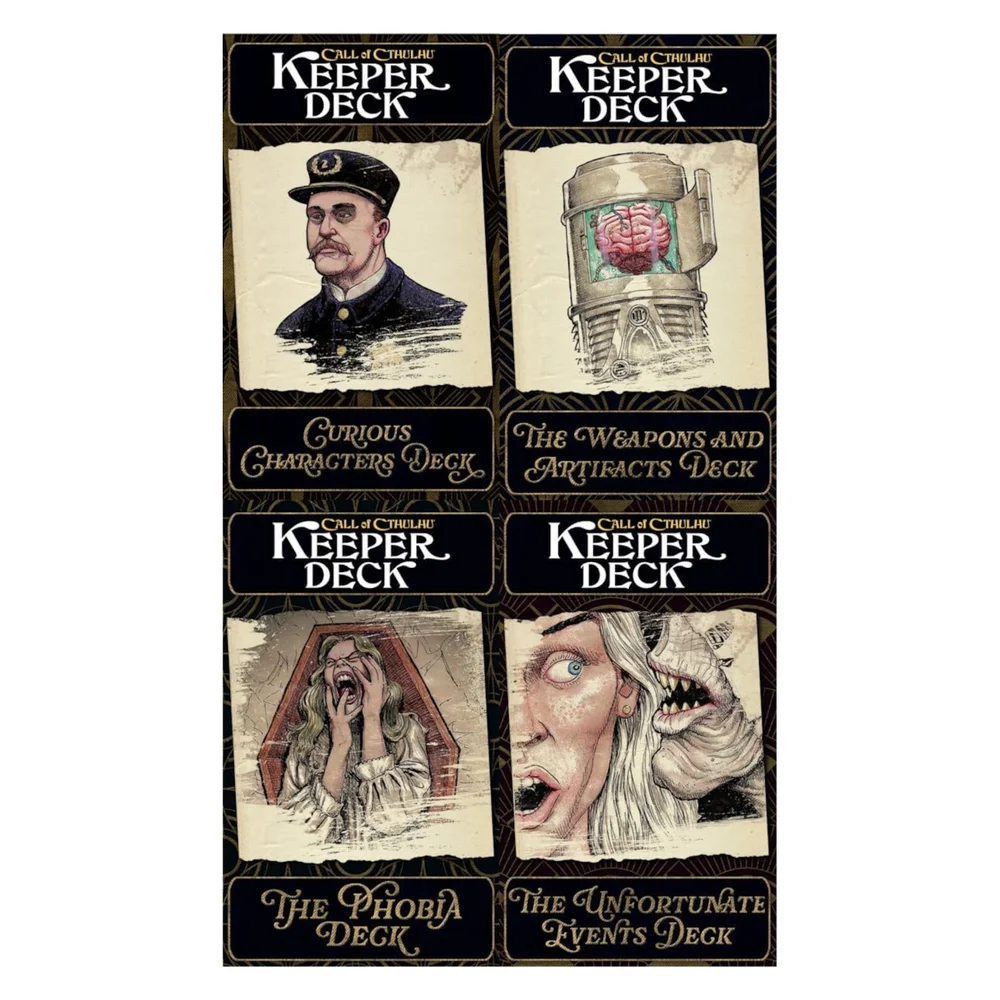 Call of Cthulhu RPG Game Keeper Decks 2nd Edition Bild 1