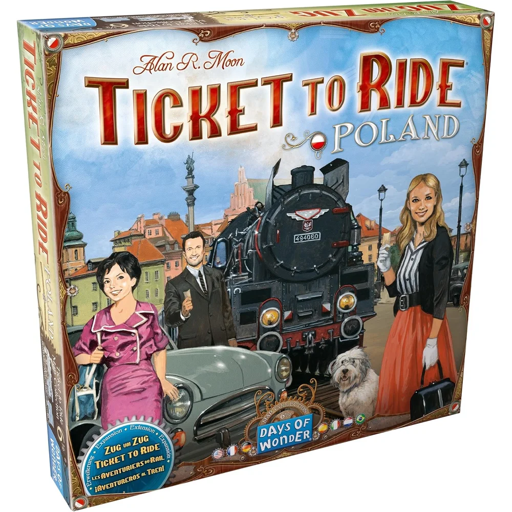 Ticket To Ride Family Board Game Poland Map Collection Expansion Bild 1