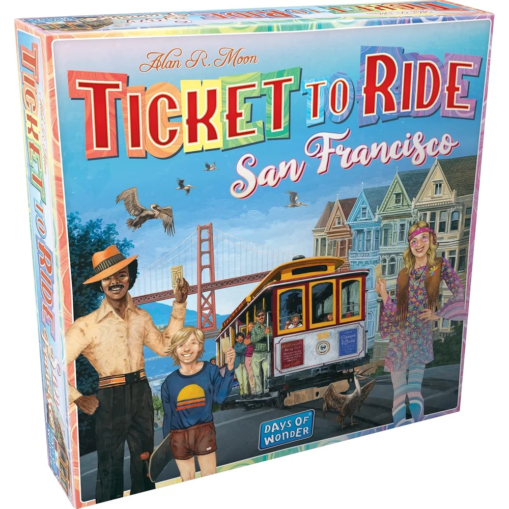 Ticket To Ride: San Francisco Family Board Game Bild 1