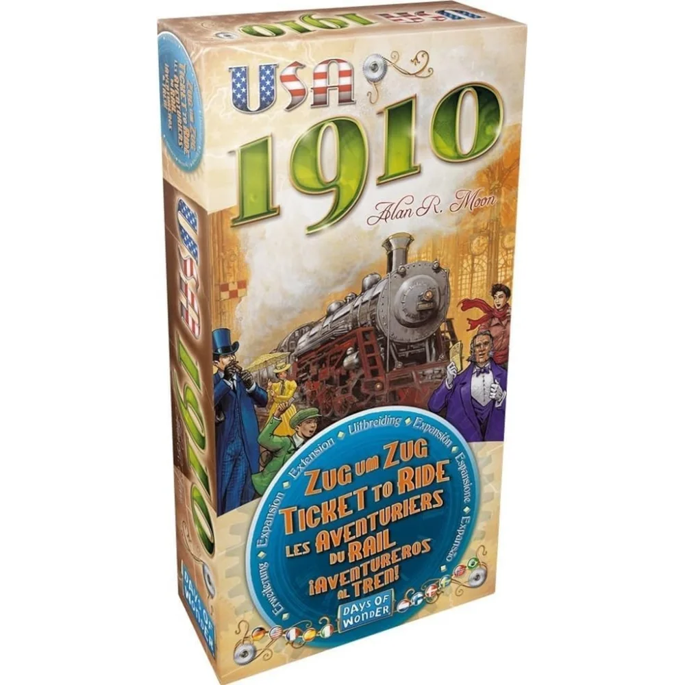 Ticket to Ride Europe Family Board Game USA 1910 Expansion Bild 1