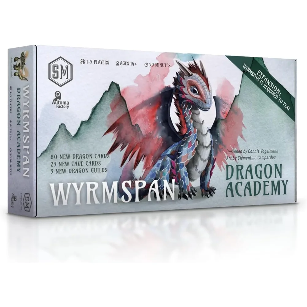 Wyrmspan Strategy Board Game Dragon Academy Expansion Bild 1