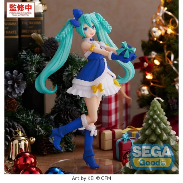 Character Vocal Series 01: Hatsune Miku High Premium PVC Figure Hatsune Miku Sapphire Christmas Ver. 21 cm