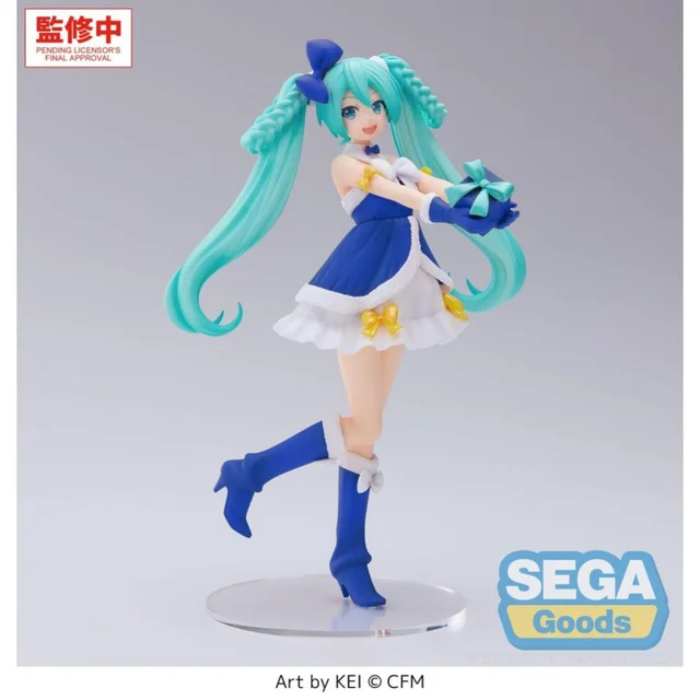 Character Vocal Series 01: Hatsune Miku High Premium PVC Figure Hatsune Miku Sapphire Christmas Ver. 21 cm