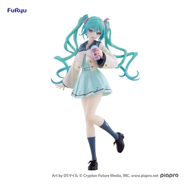 Hatsune Miku Sweet School Life PVC Figure Pure Version 18 cm