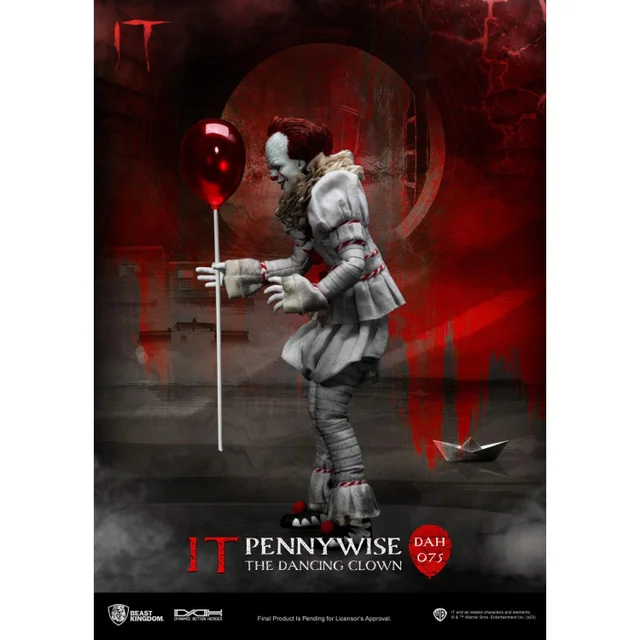 Beast Kingdom Stephen Kings It Dynamic 8ction Heroes Action Figure 1/9 Pennywise 21 cm