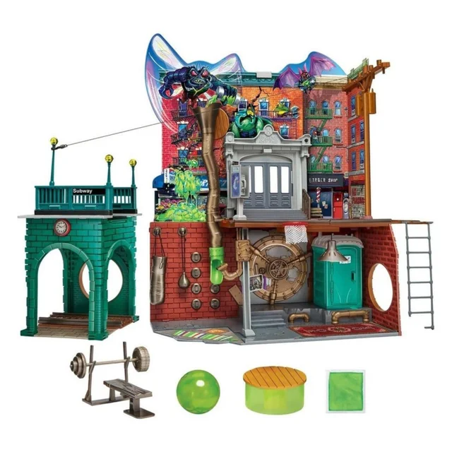 Teenage Mutant Ninja Turtles: Mutant Mayhem Playset Sewer Lair New Version