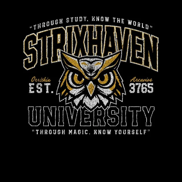 Magic the Gathering Strixhaven Mantra T-Shirt Black
