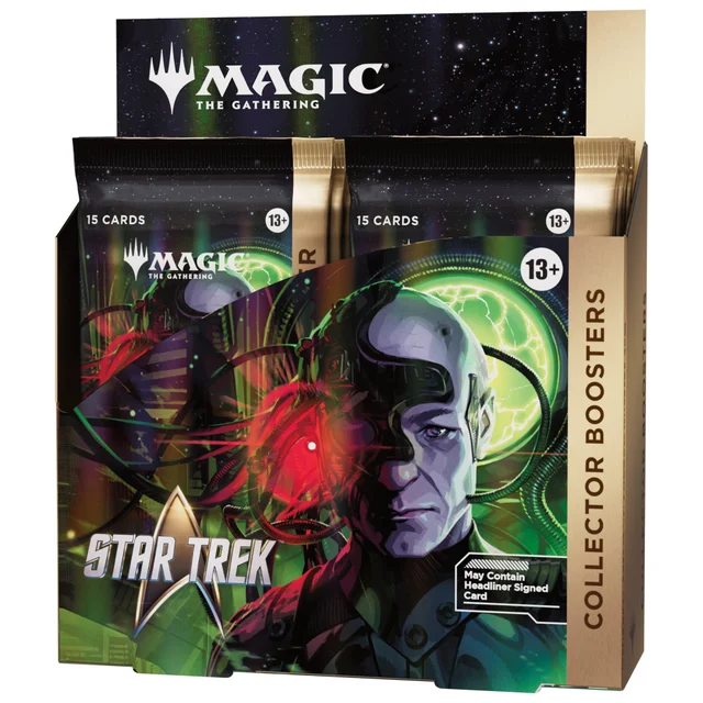 Magic: The Gathering | Star Trek Collector Booster Box | 12 Packs | Collectible Trading Card Game