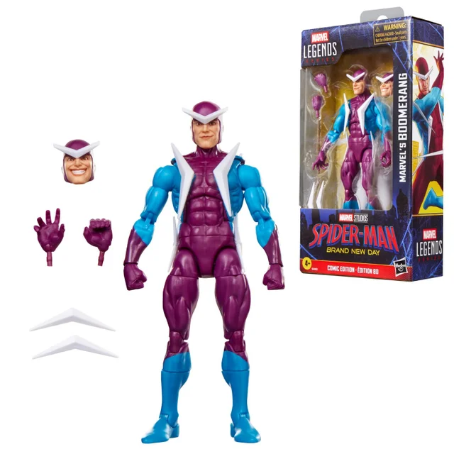 Marvel Legends Series Marvel’s Boomerang, Spider-Man Comics Collectible 15 cm Scale Action Figure