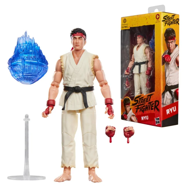 Street Fighter Ryu Action Figure, 15 cm Scale Collectible Toys for Adults and Kids 8+