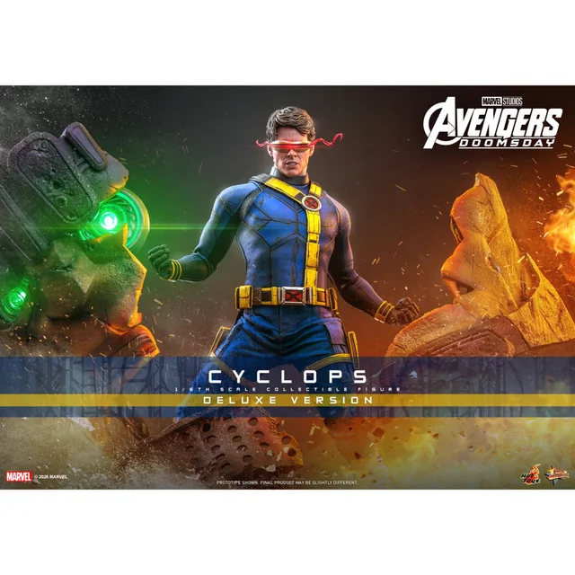 Hot Toys 1/6 Scale Avengers Doomsday Cyclops Deluxe Version Statue (31cm)