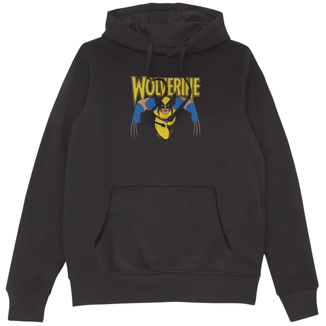 X-Men Wolverine Attack Hoodie Black