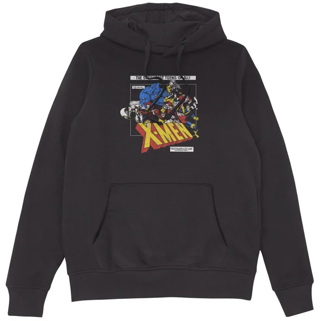 X-Men Retro Team Up Hoodie Black