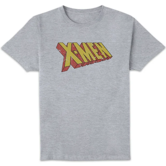 X-Men Retro Logo T-Shirt Grey