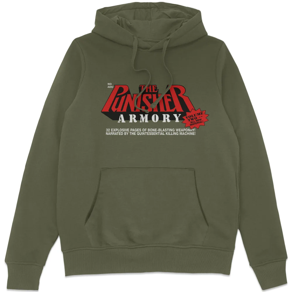 Marvel Comics The Punisher Armory Hoodie Khaki - 3XL Bild 1