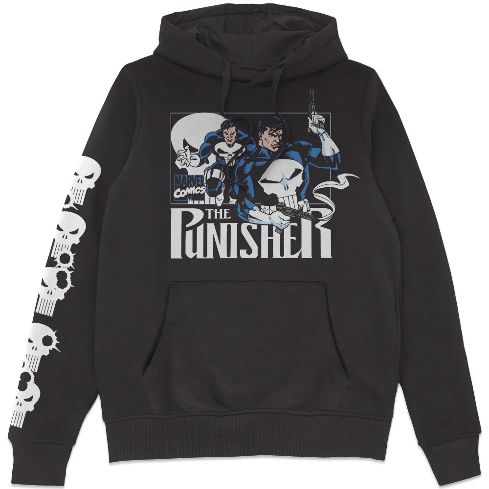 Marvel Comics The Punisher Anti-Hero Hoodie Black - S Bild 1