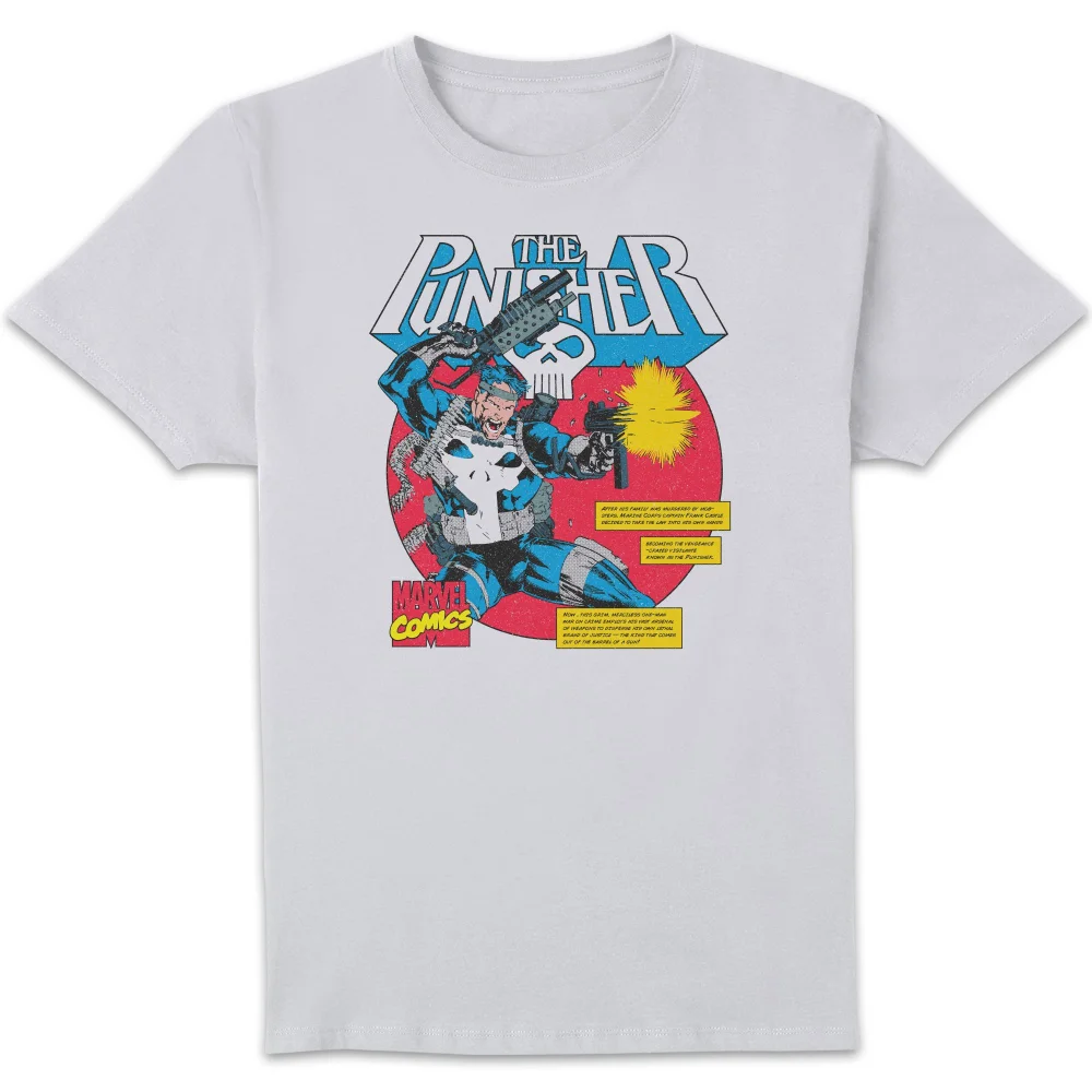 Marvel Comics The Punisher Bullets Of Justice T-Shirt White - S Bild 1