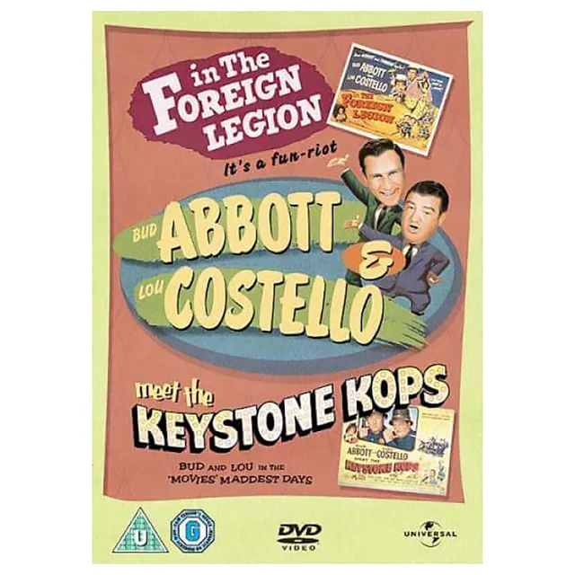 Abbott and Costello: In the Foreign Legion / Meet the Keystone Cops