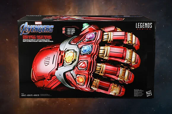 ENDGAME POWER GAUNTLET UND INFINITY GAUNTLET REPLIKATS