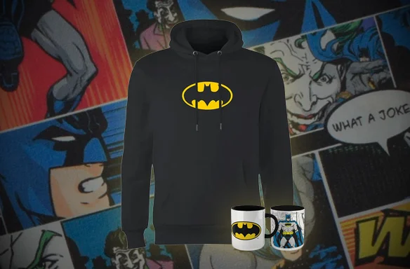 2 gratis Tassen mit DC Hoodie