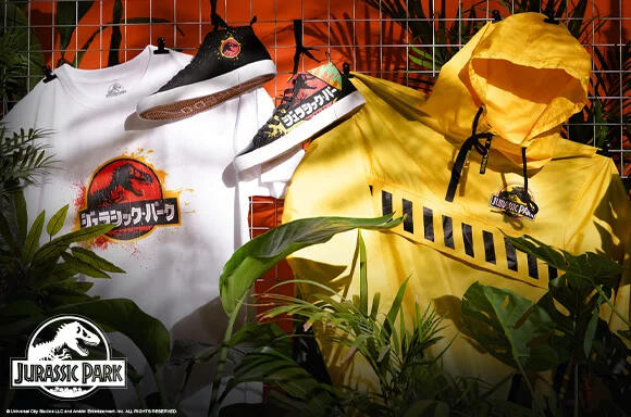 Jurassic Park T-shirt, Jacke & Turnschuhe - 120€
