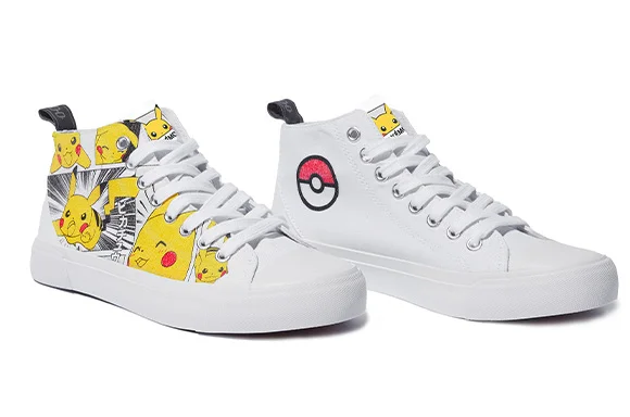 Pokémon White Signature High Top