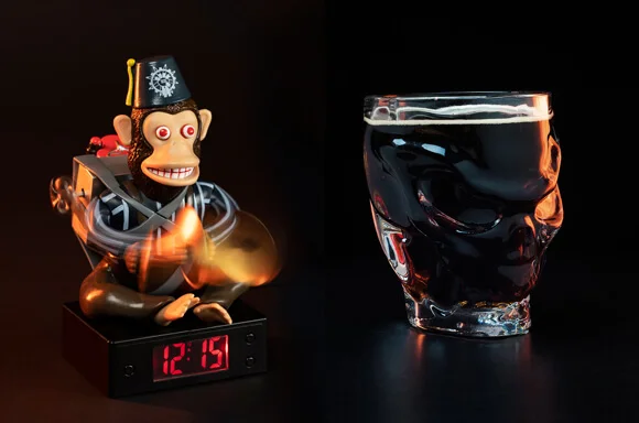 GRATIS CALL OF DUTY GLAS MIT MONKEY WECKER