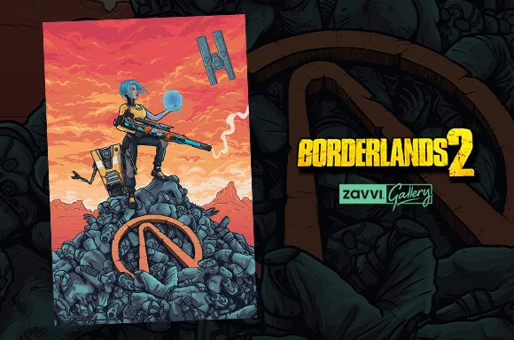 BORDERLANDS ART PRINT
